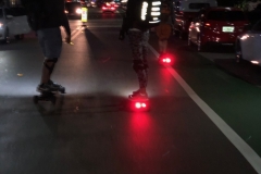 Riding down Ocean Dr.