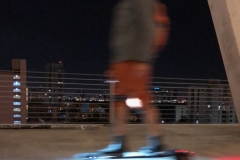 Riding thru